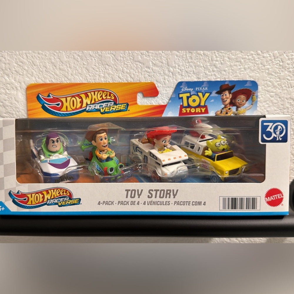 Hot Wheels Racer Verse 4 Pack Toy Story - Picture 2 of 3